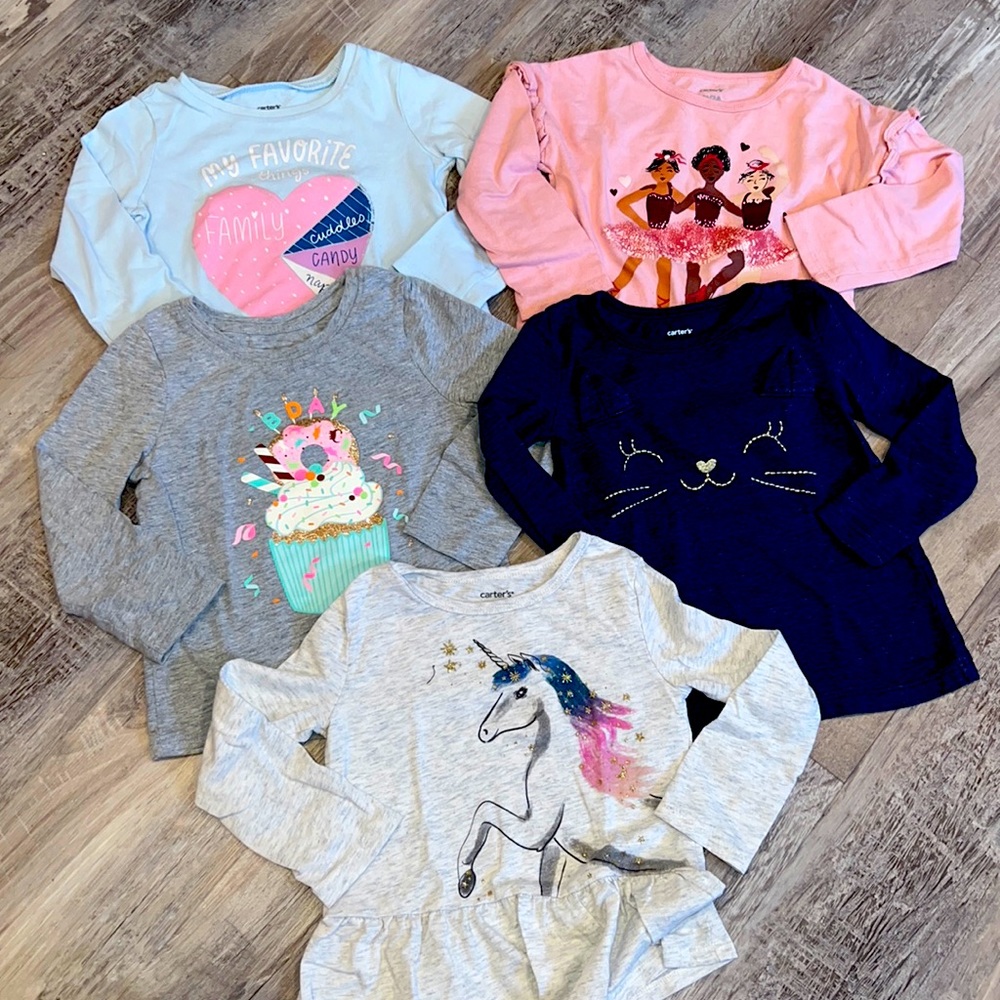 Carters long shirt bundle